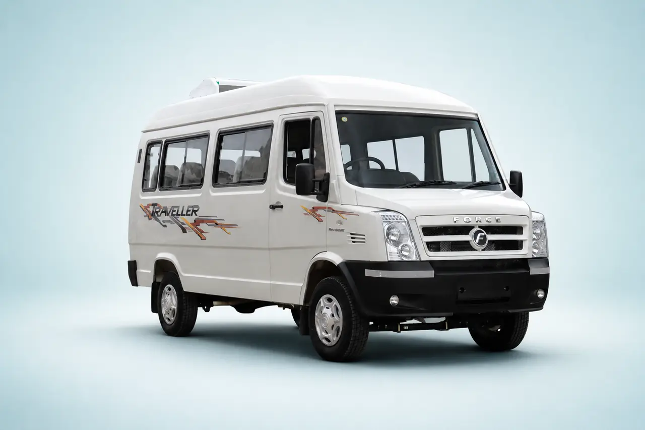 Force Traveller operated by Aidan Tours and Travels