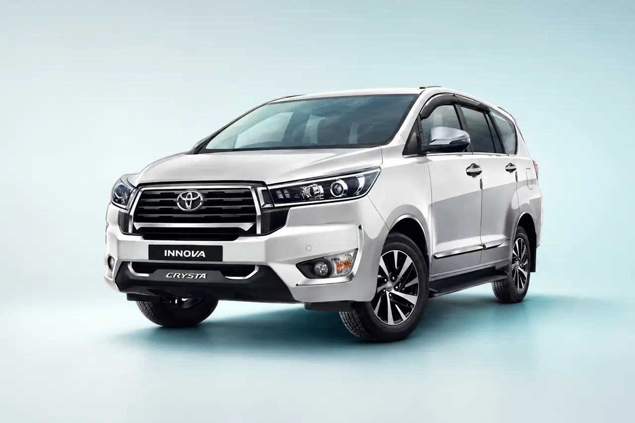 Toyota Innova Crysta operated by Aidan Tours and Travels